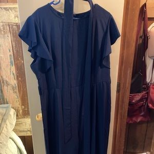 Shein Jumpsuit Navy NWOT
